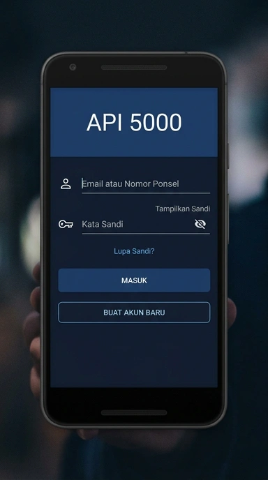 Masuk Akun api5000 untuk Pengguna Android