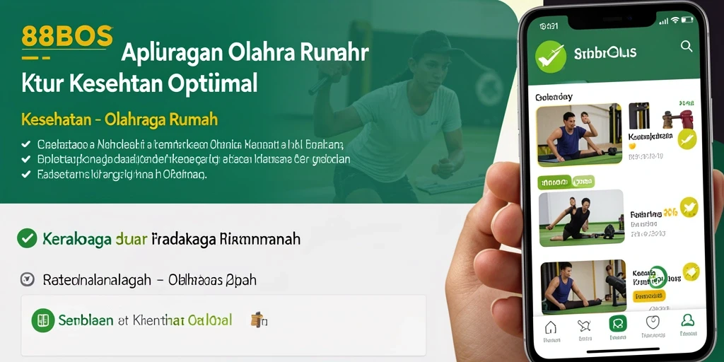 Tampilan antarmuka 88BOS yang modern dan user-friendly untuk Olahraga Rumah.