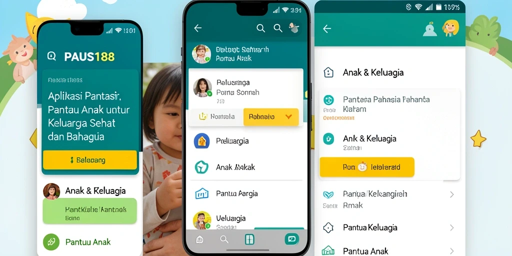 Tampilan antarmuka PAUS188 yang ramah anak dan mudah digunakan.